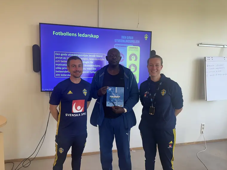Leadership training session at the Swedish Football Association
