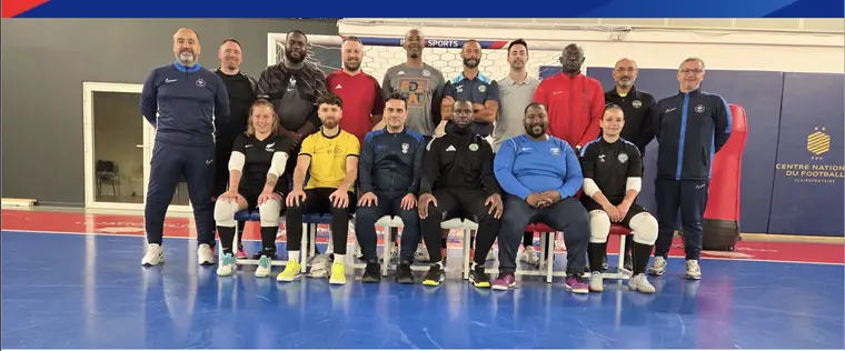 CEGB Futsal federal course at the Clairefontaine national football centre